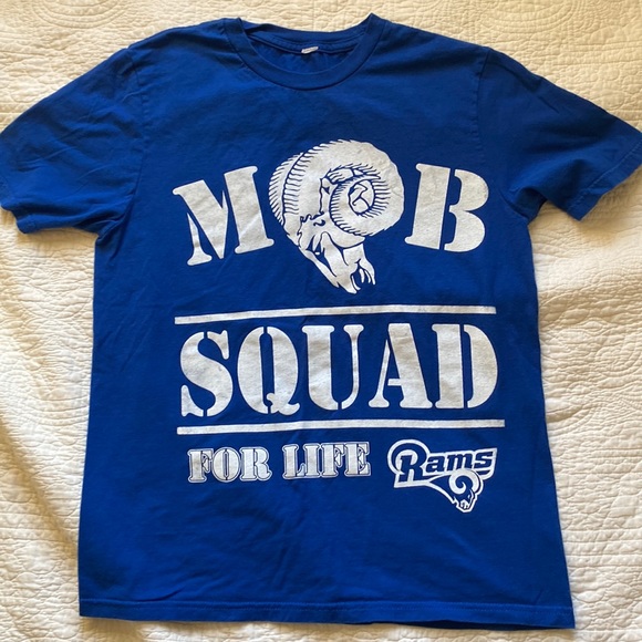 LOS ANGELES RAMS - NFL - UNISEX Mob Squad For Life Shirt - Picture 1 of 5